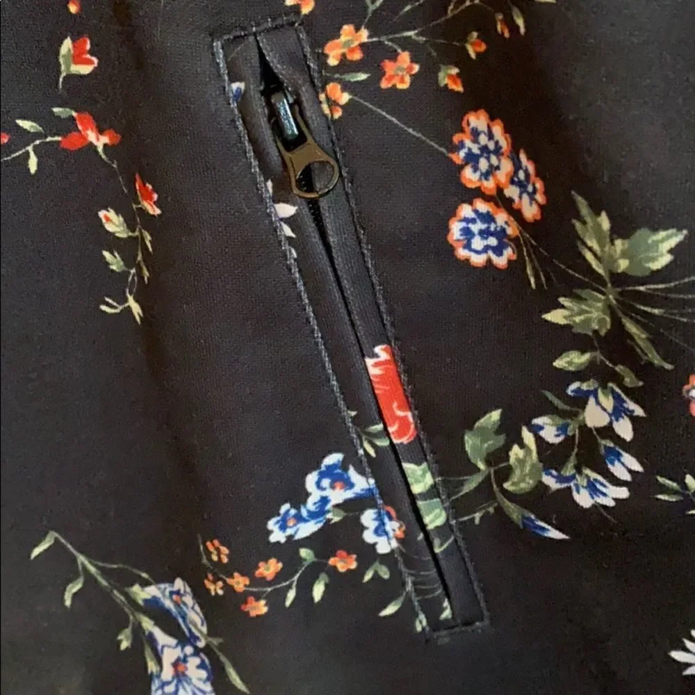 AFRM Vintage Arrive Print Track Jacket Size Medium